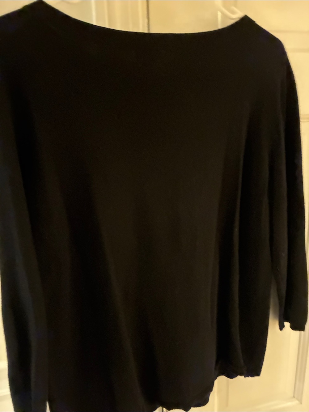 Ruby Rd. Black Rhinestone-Embellished Sweatshirt - Picture 6 of 6